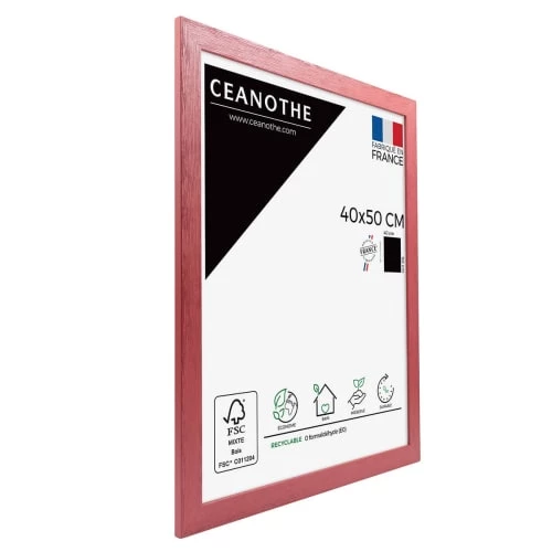 Ceanothe Cadres Et Albums Photos Cadre Photo Cerise 40x50 Cm Bois Reconstitué 5 Ceanothe Cadres Et Albums Photos Cadre Photo Cerise 40x50 Cm Bois Reconstitué – Image 5