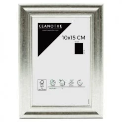 Ceanothe Cadres Et Albums Photos Cadre Photo Classique Argent 10x15 Cm -Décoration de porte Soldes cadre photo classique argent 10x15 cm 4