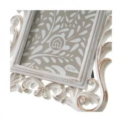 Wadiga Cadres Et Albums Photos Cadre Photo Classique En Polypropylène Blanc Et Doré - 17.5x1.8x24.5cm -Décoration de porte Soldes cadre photo classique en polypropylene blanc et dore 17 5x1 8x24 5cm 2