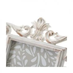 Wadiga Cadres Et Albums Photos Cadre Photo Classique En Polypropylène Blanc Et Doré - 22x2x28cm -Décoration de porte Soldes cadre photo classique en polypropylene blanc et dore 22x2x28cm 1