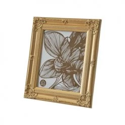 Wadiga Cadres Et Albums Photos Cadre Photo Classique En Polypropylène Doré - 30x2x35cm