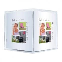 Ceanothe Cadres Et Albums Photos Cadre Photo Cube Cristal Plexiglas® 9x9