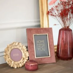 Maisons Du Monde Cadres Et Albums Photos Cadre Photo Doré 10x10 -Décoration de porte Soldes cadre photo dore 10x10 1000 10 36 182896 5