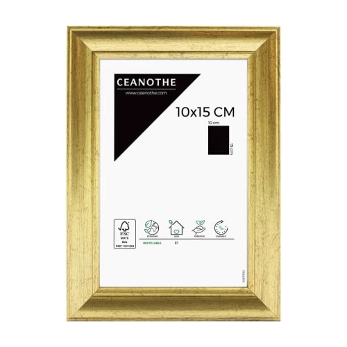 Ceanothe Cadres Et Albums Photos Cadre Photo Doré 10x15 Cm Résine Recyclée 2 Ceanothe Cadres Et Albums Photos Cadre Photo Doré 10x15 Cm Résine Recyclée – Image 2