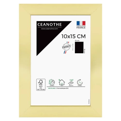 Ceanothe Cadres Et Albums Photos Cadre Photo Doré 10x15 Cm Résine Recyclée 5 Ceanothe Cadres Et Albums Photos Cadre Photo Doré 10x15 Cm Résine Recyclée – Image 5