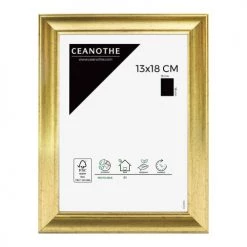 Ceanothe Cadres Et Albums Photos Cadre Photo Doré 13x18 Cm Résine Recyclée