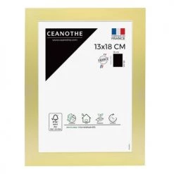 Ceanothe Cadres Et Albums Photos Cadre Photo Doré 13x18 Cm Résine Recyclée