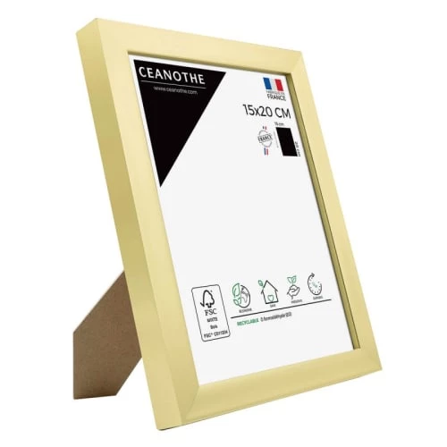 Ceanothe Cadres Et Albums Photos Cadre Photo Doré 15x20 Cm Résine Recyclée 2 Ceanothe Cadres Et Albums Photos Cadre Photo Doré 15x20 Cm Résine Recyclée – Image 2