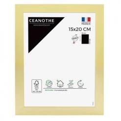 Ceanothe Cadres Et Albums Photos Cadre Photo Doré 15x20 Cm Résine Recyclée