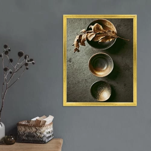 Ceanothe Cadres Et Albums Photos Cadre Photo Doré 40x50 Cm Résine Recyclée 4 Ceanothe Cadres Et Albums Photos Cadre Photo Doré 40x50 Cm Résine Recyclée – Image 4