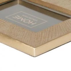 Maisons Du Monde Cadres Et Albums Photos Cadre Photo Doré Motif à Rayures 15x10 -Décoration de porte Soldes cadre photo dore motif a rayures 15x10 1000 5 20 199772 6