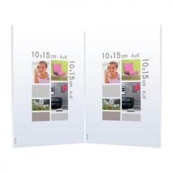 Ceanothe Cadres Et Albums Photos Cadre Photo Double Cristal Plexiglas® 10x15 -Décoration de porte Soldes cadre photo double cristal plexiglas 10x15 5