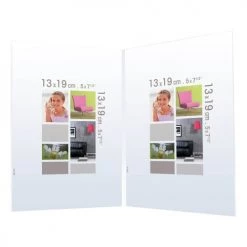 Ceanothe Cadres Et Albums Photos Cadre Photo Double Cristal Plexiglas® 13x19 -Décoration de porte Soldes cadre photo double cristal plexiglas 13x19 5