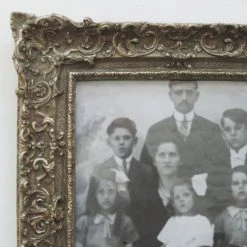 Maison Tilleul Cadres Et Albums Photos Cadre Photo Double Sens Baroque Gris -Décoration de porte Soldes cadre photo double sens baroque gris 3