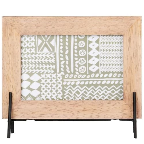 Maisons Du Monde Cadres Et Albums Photos Cadre Photo En Hévéa Et Métal Noir 10x15 - Lot De 2 1 Maisons Du Monde Cadres Et Albums Photos Cadre Photo En Hévéa Et Métal Noir 10x15 - Lot De 2