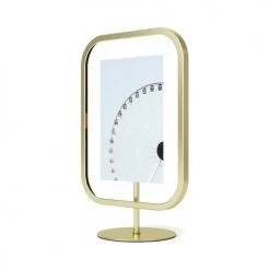 Umbra Cadres Et Albums Photos Cadre Photo En Métal Doré Mat Pour Photo 10x15 Cm -Décoration de porte Soldes cadre photo en metal dore mat pour photo 10x15 cm 3