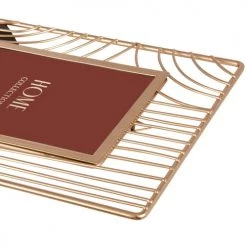 Maisons Du Monde Cadres Et Albums Photos Cadre Photo En Métal Filaire Doré 10x15 -Décoration de porte Soldes cadre photo en metal filaire dore 10x15 1000 3 1 222754 3