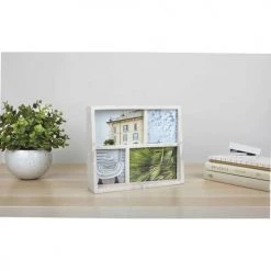 Umbra Cadres Et Albums Photos Cadre Photo En Résine Effet Marbre 4 Vues Edge -Décoration de porte Soldes cadre photo en resine effet marbre 4 vues edge 3