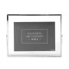 Maisons Du Monde Cadres Et Albums Photos Cadre Photo En Verre Et Métal Argenté 18x13