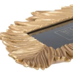 Maisons Du Monde Cadres Et Albums Photos Cadre Photo Feuille En Résine Dorée 10x15 -Décoration de porte Soldes cadre photo feuille en resine doree 10x15 1000 16 18 210102 3