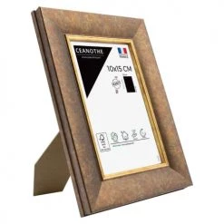 Ceanothe Cadres Et Albums Photos Cadre Photo Filet Doré 10x15 Cm Résine Recyclée -Décoration de porte Soldes cadre photo filet dore 10x15 cm resine recyclee 1