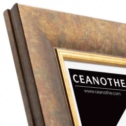 Ceanothe Cadres Et Albums Photos Cadre Photo Filet Doré 10x15 Cm Résine Recyclée -Décoration de porte Soldes cadre photo filet dore 10x15 cm resine recyclee 3