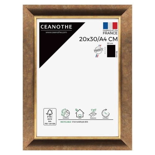 Ceanothe Cadres Et Albums Photos Cadre Photo Filet Doré 20x30 Cm Résine Recyclée 1 Ceanothe Cadres Et Albums Photos Cadre Photo Filet Doré 20x30 Cm Résine Recyclée