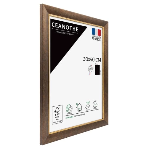 Ceanothe Cadres Et Albums Photos Cadre Photo Filet Doré 30x40 Cm Résine Recyclée 5 Ceanothe Cadres Et Albums Photos Cadre Photo Filet Doré 30x40 Cm Résine Recyclée – Image 5