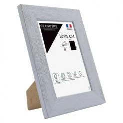 Ceanothe Cadres Et Albums Photos Cadre Photo Gris 10x15 Cm Bois Reconstitué -Décoration de porte Soldes cadre photo gris 10x15 cm bois reconstitue 4