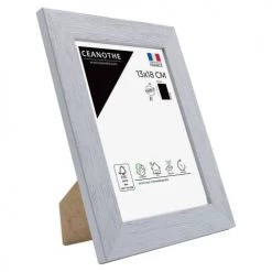 Ceanothe Cadres Et Albums Photos Cadre Photo Gris 13x18 Cm Bois Reconstitué -Décoration de porte Soldes cadre photo gris 13x18 cm bois reconstitue 4