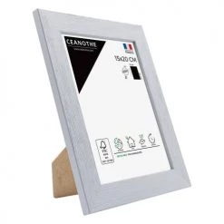 Ceanothe Cadres Et Albums Photos Cadre Photo Gris 15x20 Cm Bois Reconstitué -Décoration de porte Soldes cadre photo gris 15x20 cm bois reconstitue 1