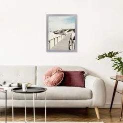 Ceanothe Cadres Et Albums Photos Cadre Photo Gris 40x50 Cm Bois Reconstitué -Décoration de porte Soldes cadre photo gris 40x50 cm bois reconstitue 3