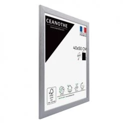 Ceanothe Cadres Et Albums Photos Cadre Photo Gris 40x50 Cm Bois Reconstitué -Décoration de porte Soldes cadre photo gris 40x50 cm bois reconstitue 4