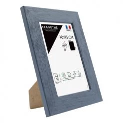 Ceanothe Cadres Et Albums Photos Cadre Photo Gris Bleuté 10x15 Cm Bois Reconstitué -Décoration de porte Soldes cadre photo gris bleute 10x15 cm bois reconstitue 4
