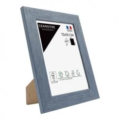 Ceanothe Cadres Et Albums Photos Cadre Photo Gris Bleuté 13x18 Cm Bois Reconstitué -Décoration de porte Soldes cadre photo gris bleute 13x18 cm bois reconstitue 4