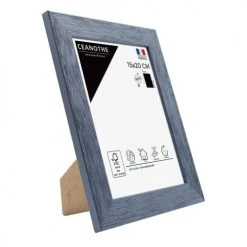 Ceanothe Cadres Et Albums Photos Cadre Photo Gris Bleuté 15x20 Cm Bois Reconstitué -Décoration de porte Soldes cadre photo gris bleute 15x20 cm bois reconstitue 1