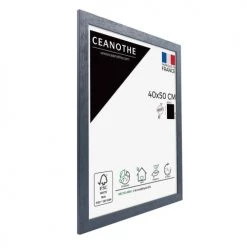 Ceanothe Cadres Et Albums Photos Cadre Photo Gris Bleuté 40x50 Cm Bois Reconstitué -Décoration de porte Soldes cadre photo gris bleute 40x50 cm bois reconstitue 4
