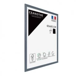 Ceanothe Cadres Et Albums Photos Cadre Photo Gris Bleuté 60x80 Cm Avec Verre Synthétique Bois Reconstit -Décoration de porte Soldes cadre photo gris bleute 60x80 cm avec verre synthetique bois reconstit 4