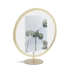 Umbra Cadres Et Albums Photos Cadre Photo Infinity Xl Métal Doré