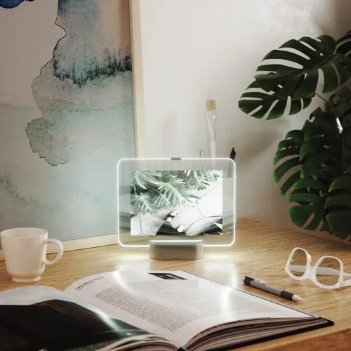 Umbra Cadres Et Albums Photos Cadre Photo Lumineux Glo Verre Transparent 2 Umbra Cadres Et Albums Photos Cadre Photo Lumineux Glo Verre Transparent – Image 2