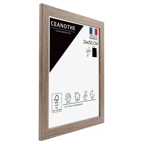 Ceanothe Cadres Et Albums Photos Cadre Photo Marron 24x30 Cm Bois Reconstitué 2 Ceanothe Cadres Et Albums Photos Cadre Photo Marron 24x30 Cm Bois Reconstitué – Image 2