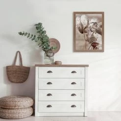 Ceanothe Cadres Et Albums Photos Cadre Photo Marron 30x40 Cm Bois Reconstitué -Décoration de porte Soldes cadre photo marron 30x40 cm bois reconstitue 3