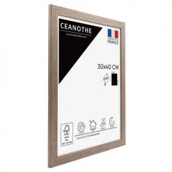 Ceanothe Cadres Et Albums Photos Cadre Photo Marron 30x40 Cm Bois Reconstitué -Décoration de porte Soldes cadre photo marron 30x40 cm bois reconstitue 4