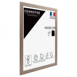 Ceanothe Cadres Et Albums Photos Cadre Photo Marron 40x50 Cm Bois Reconstitué -Décoration de porte Soldes cadre photo marron 40x50 cm bois reconstitue 4