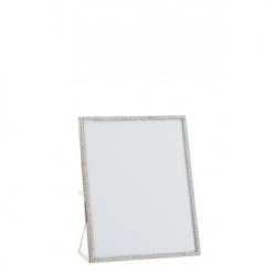 LANADECO Cadres Et Albums Photos Cadre Photo Métal Et Verre Argent 20x25,5cm