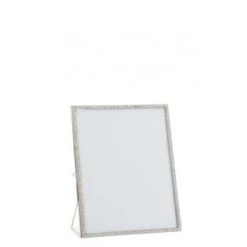 LANADECO Cadres Et Albums Photos Cadre Photo Métal Et Verre Or 20x25,5cm -Décoration de porte Soldes cadre photo metal et verre argent 20x25 5cm