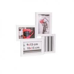 Ceanothe Cadres Et Albums Photos Cadre Photo Multivues Blanc 4 Photos Pvc Rigide -Décoration de porte Soldes cadre photo multivues blanc 4 photos pvc rigide 4