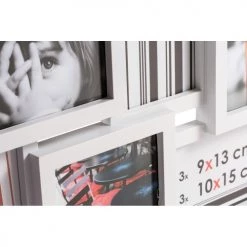 Ceanothe Cadres Et Albums Photos Cadre Photo Multivues Blanc 6 Photos Pvc Rigide -Décoration de porte Soldes cadre photo multivues blanc 6 photos pvc rigide 2
