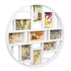 Umbra Cadres Et Albums Photos Cadre Photo Multivues Blanc Pour 9 Photos De 10x15cm -Décoration de porte Soldes cadre photo multivues blanc pour 9 photos de 10x15cm 2