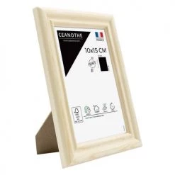 Ceanothe Cadres Et Albums Photos Cadre Photo Naturel 10x15 Cm Bois Massif -Décoration de porte Soldes cadre photo naturel 10x15 cm bois massif 2
